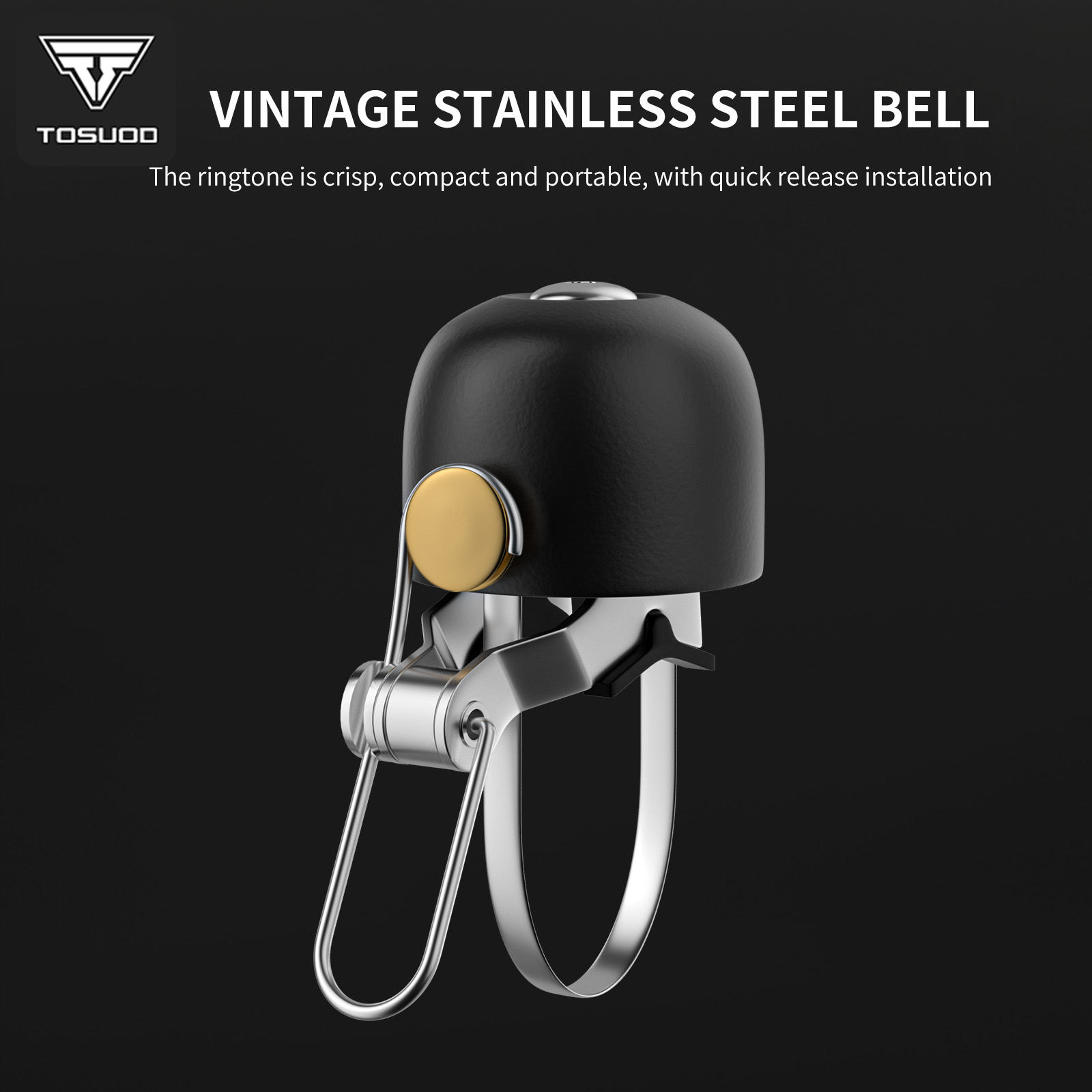 Bell Handlebar Ring - Bicycle Bell Retro Classical Clear Loud