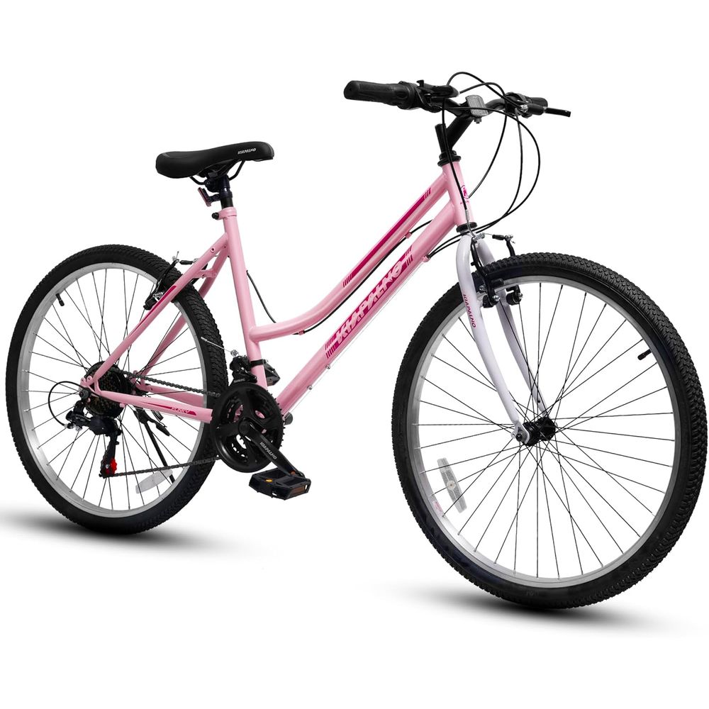 Commuter Cycling - 21-Speed 24/26 Inch Women's Mountain Bike