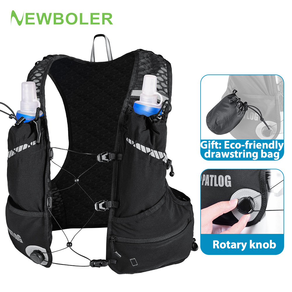 Cycling Commute Backpack - 8L Breathable Hydration Vest Trail Running