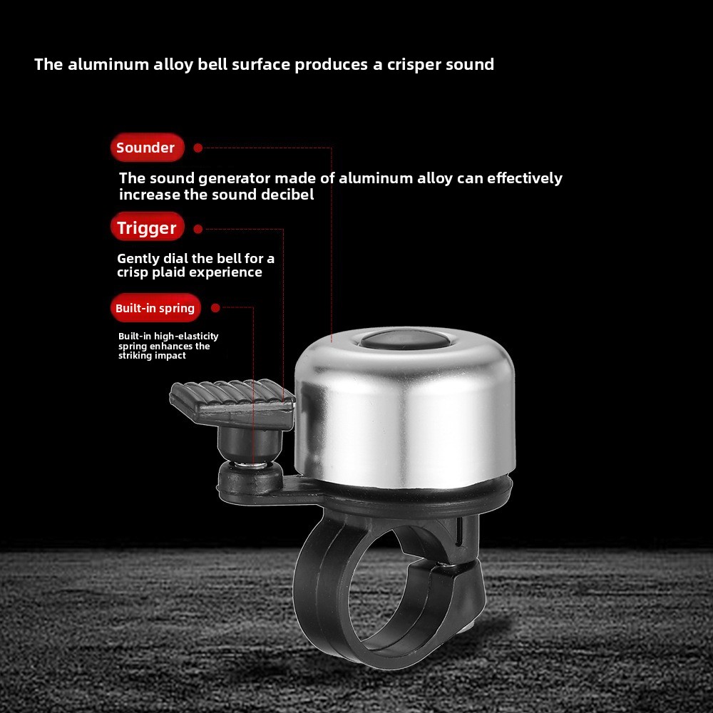 Bicycle Bell Alloy for Safety  – Bell Handlebar Ring recenzja i cena