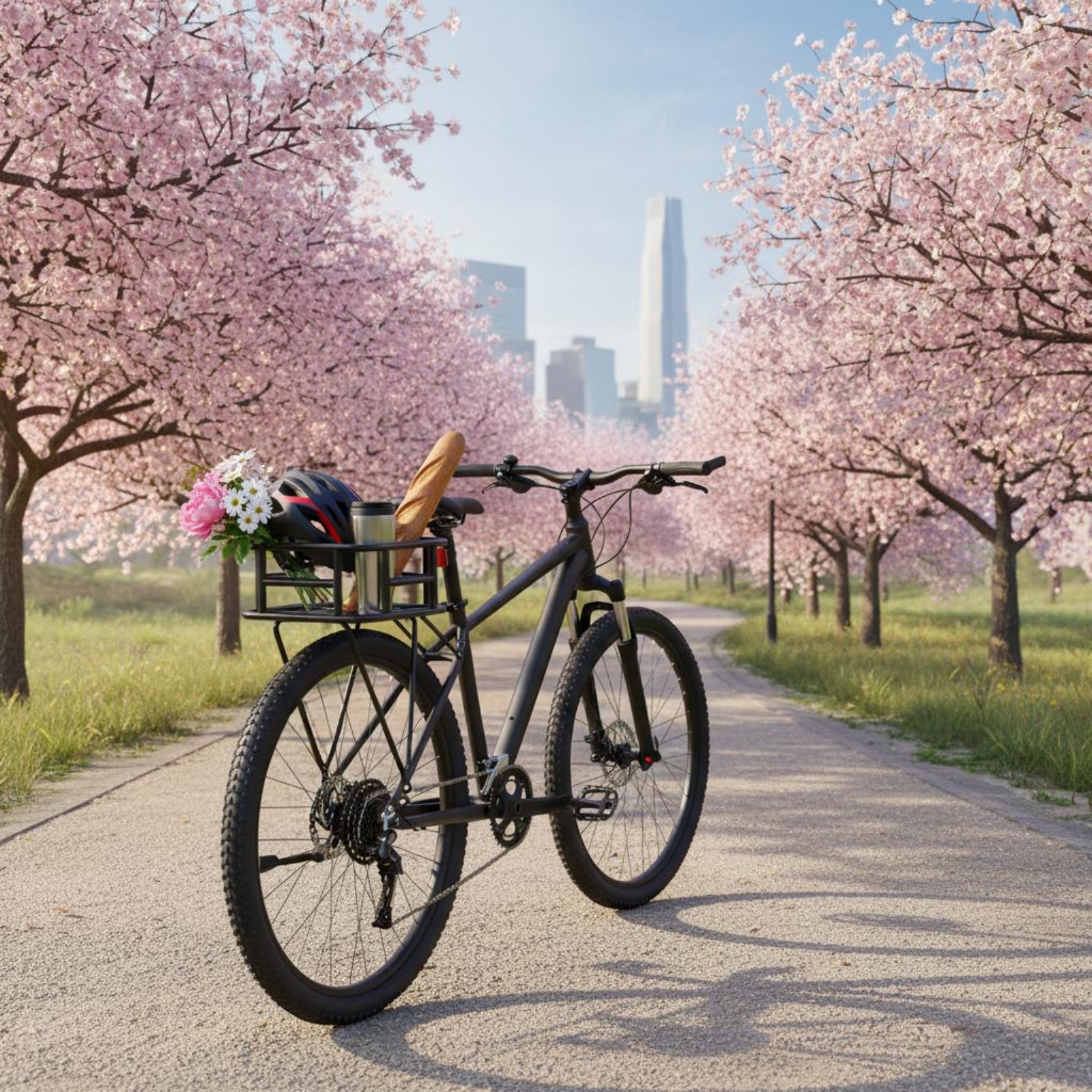 Mountain Bike Rear Basket Rust – Commuter Cycling recenzja i cena