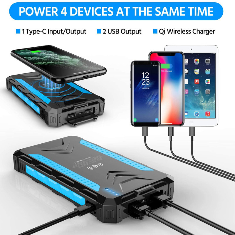 36000mAh Solar Power Bank Fast – Usb Charger Dynamo recenzja i cena
