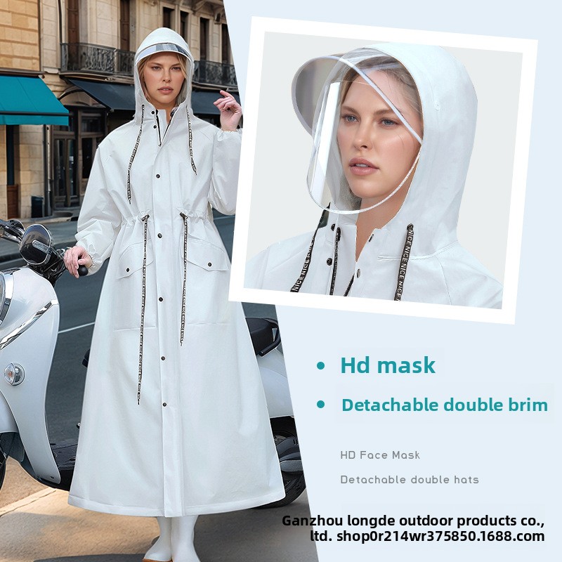 M-XL Adult Raincoat For Women  – Cycling Rain Jacket Commute recenzja i cena