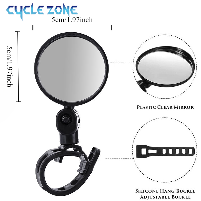 2PCS Bicycle Rearview Mirror 3 – Cycling Zones recenzja i cena