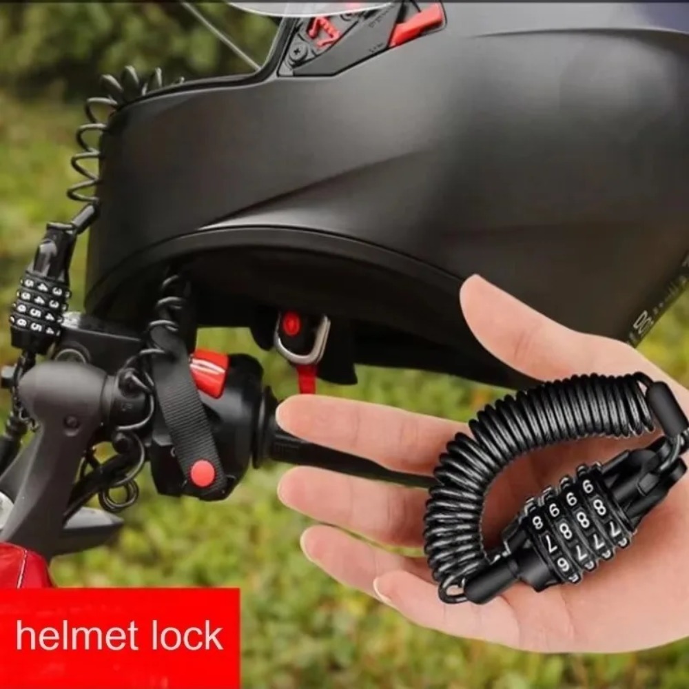 Bicycle Motorcycle Helmet Lock – Chain Lock Combination recenzja i cena