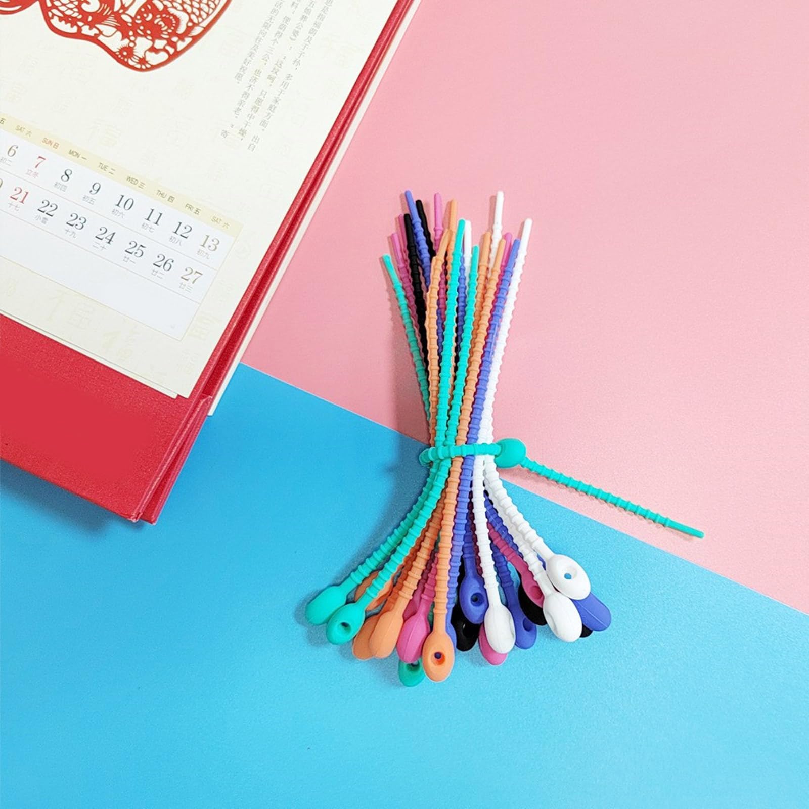 Silicone Cable Ties, 30PCS Reu – Cable Lock Flexible recenzja i cena