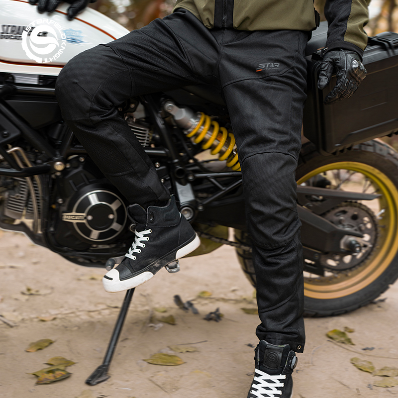 Star Field Knight New Motorcyc – Cycling Commuter Pants recenzja i cena