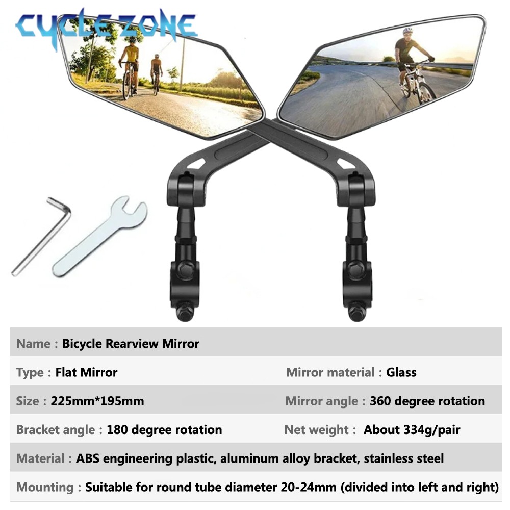 Mountain Bike Rearview Mirror  – Cycling Zones recenzja i cena