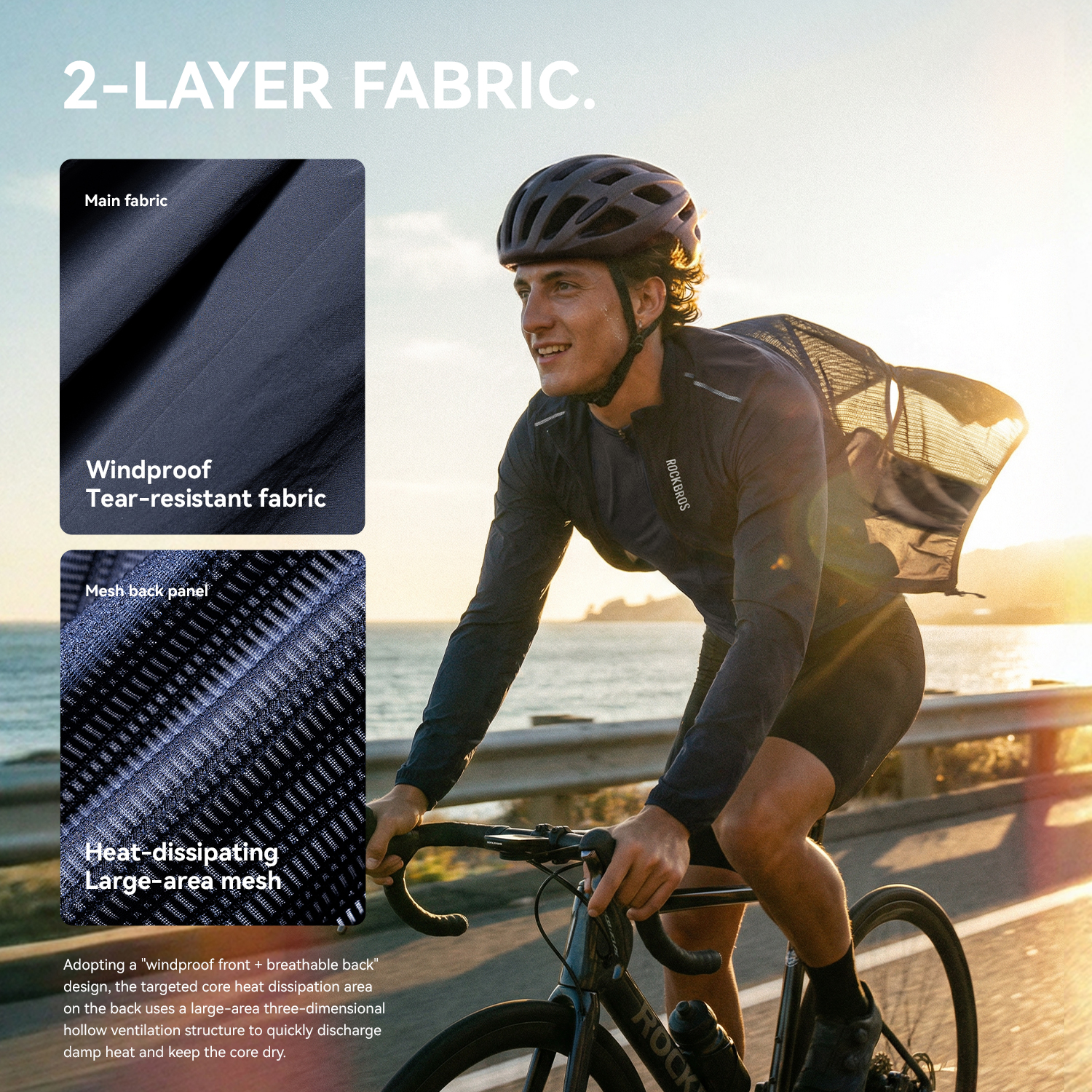 ROCKBROS Cycling Jacket Lightw – Cycling Commute Jacket recenzja i cena