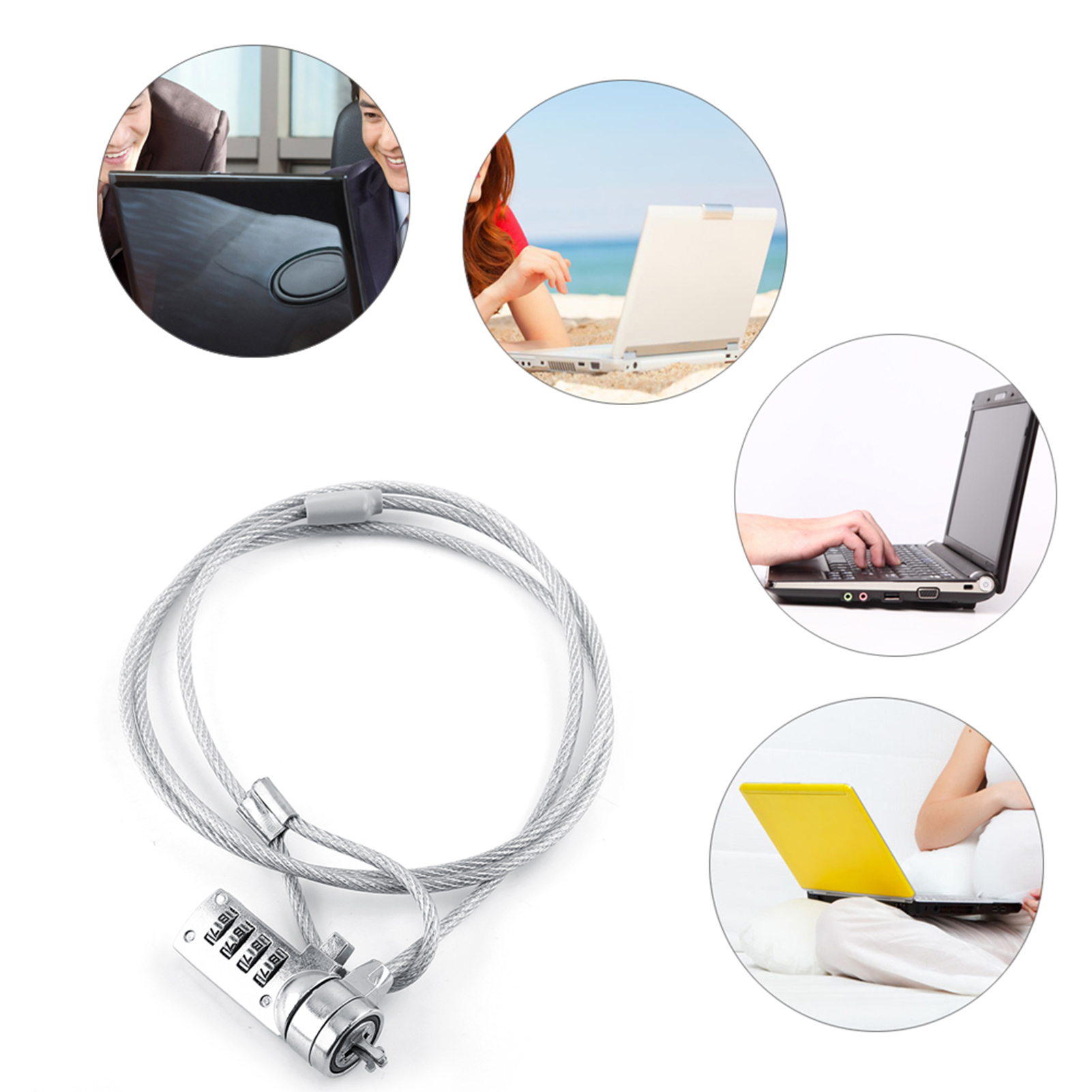 Laptop Theft Deterrent Laptop  – Chain Lock Combination recenzja i cena