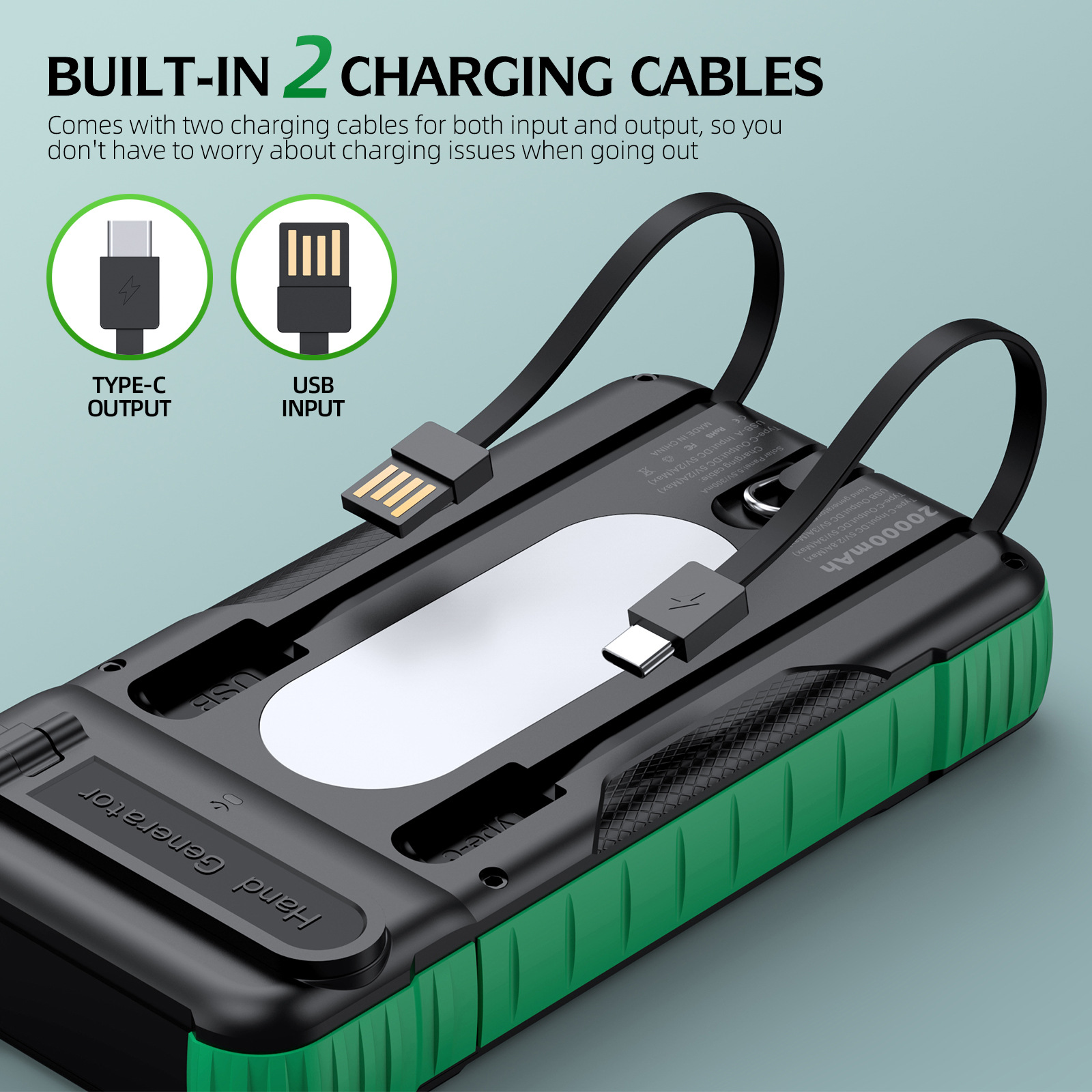 Hand Crank Solar Power Bank Ou – Usb Charger Dynamo recenzja i cena