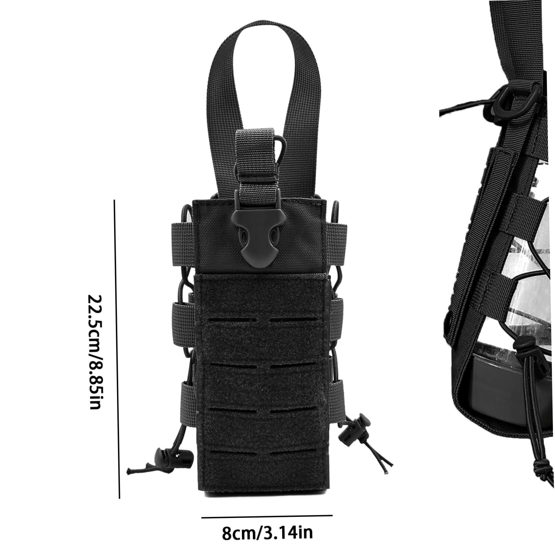 1000D Molle Water Bottle Holde – Cycling Commute Backpack recenzja i cena