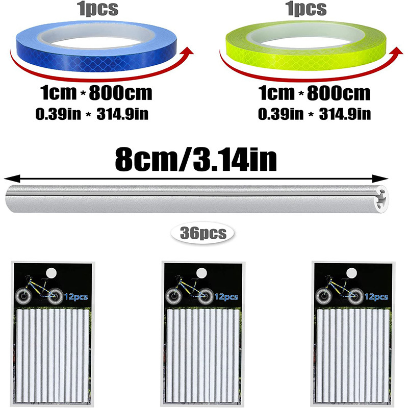 Green Outline Bike Spoke Refle – Spoke Reflector Set recenzja i cena