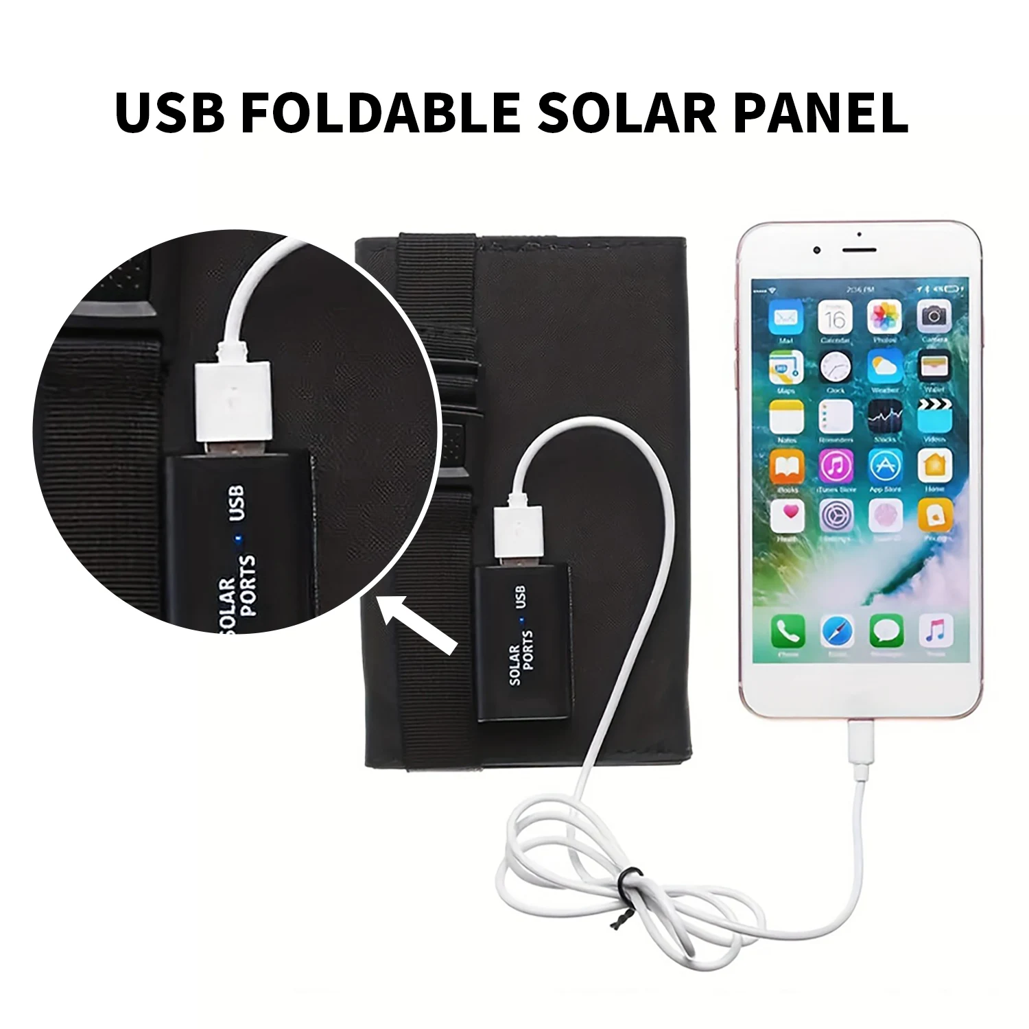 Foldable solar panel 20W 50W 6 – Usb Charger Dynamo recenzja i cena