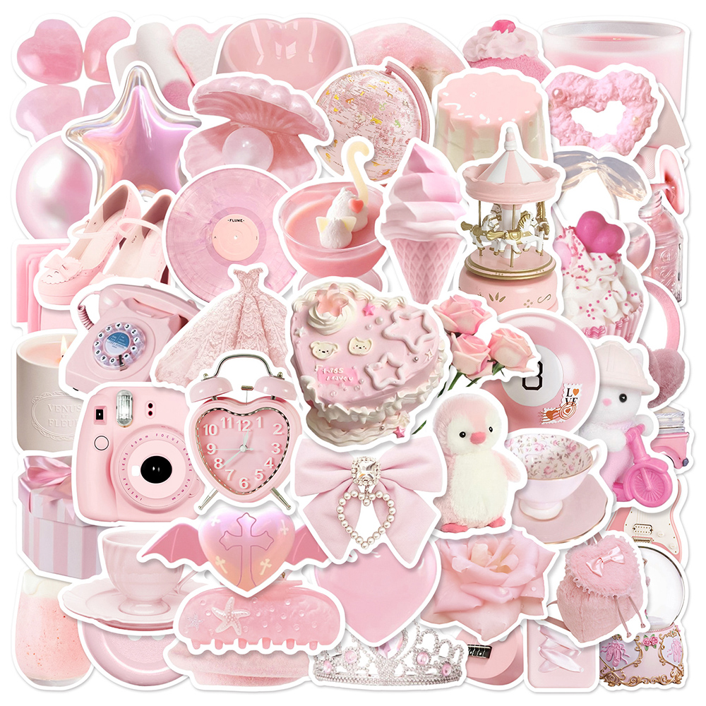 10/30/50pcs Cute Pink Girls St – Cycling Journey recenzja i cena