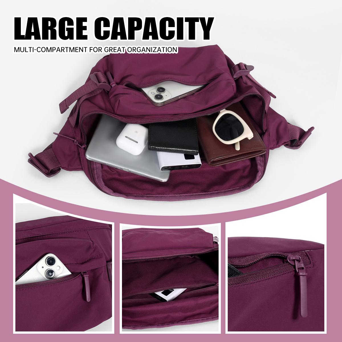 Men's Single-Shoulder Crossbod – Cycling Commute Backpack recenzja i cena