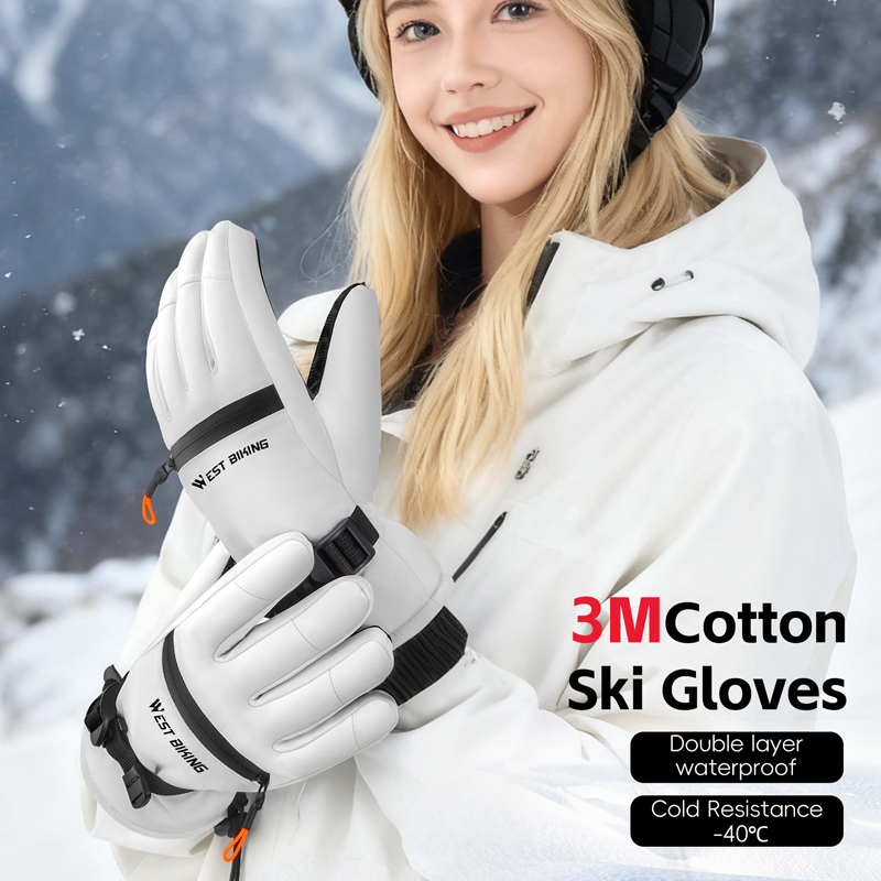 WEST BIKING 3M Cotton Ski Glov – Winter Cycling Commute Gear recenzja i cena