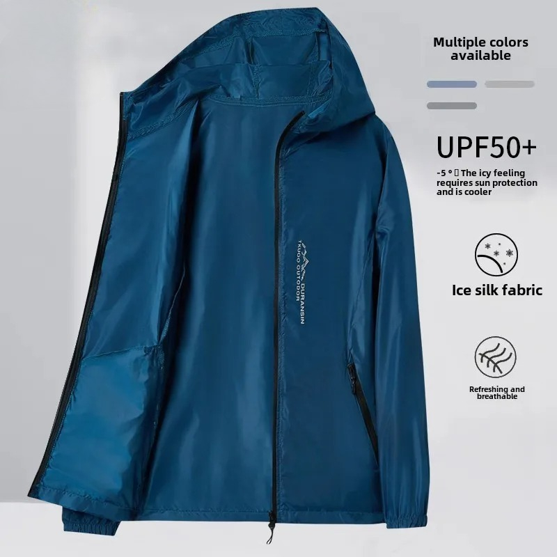 Summer Men's Sunscreen Jacket  – Cycling Commute Jacket recenzja i cena