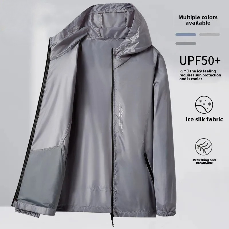 Summer Men's Sunscreen Jacket  – Cycling Commute Jacket recenzja i cena