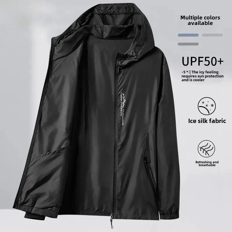 Summer Men's Sunscreen Jacket  – Cycling Commute Jacket recenzja i cena