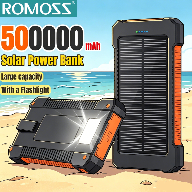 ROMOSS 500000mAh Solar Power B – Usb Charger Dynamo recenzja i cena