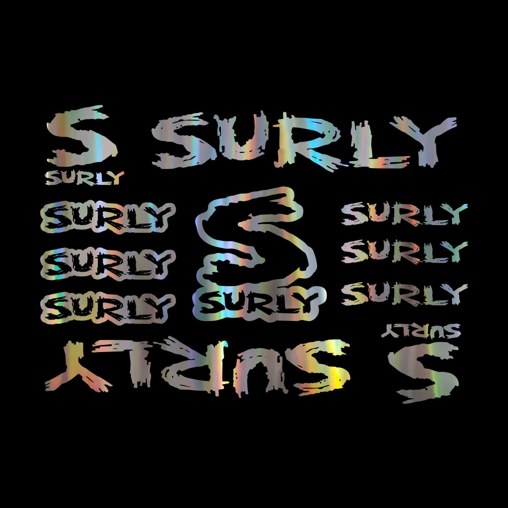 11Pcs Surly Bicycle Frame Stic – Cycling Quote recenzja i cena