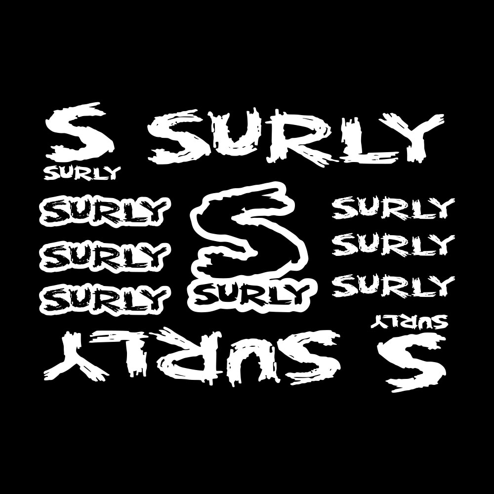 11Pcs Surly Bicycle Frame Stic – Cycling Quote recenzja i cena