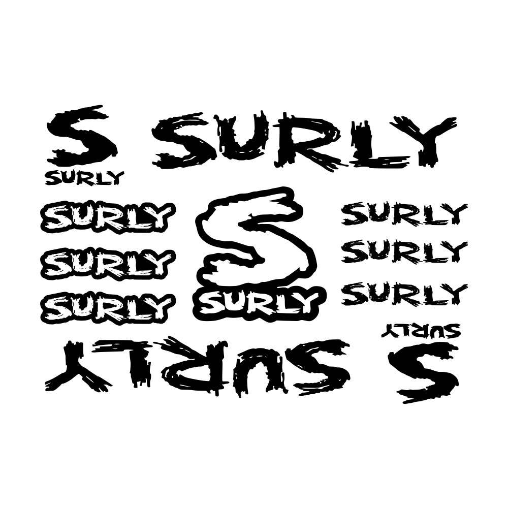 11Pcs Surly Bicycle Frame Stic – Cycling Quote recenzja i cena