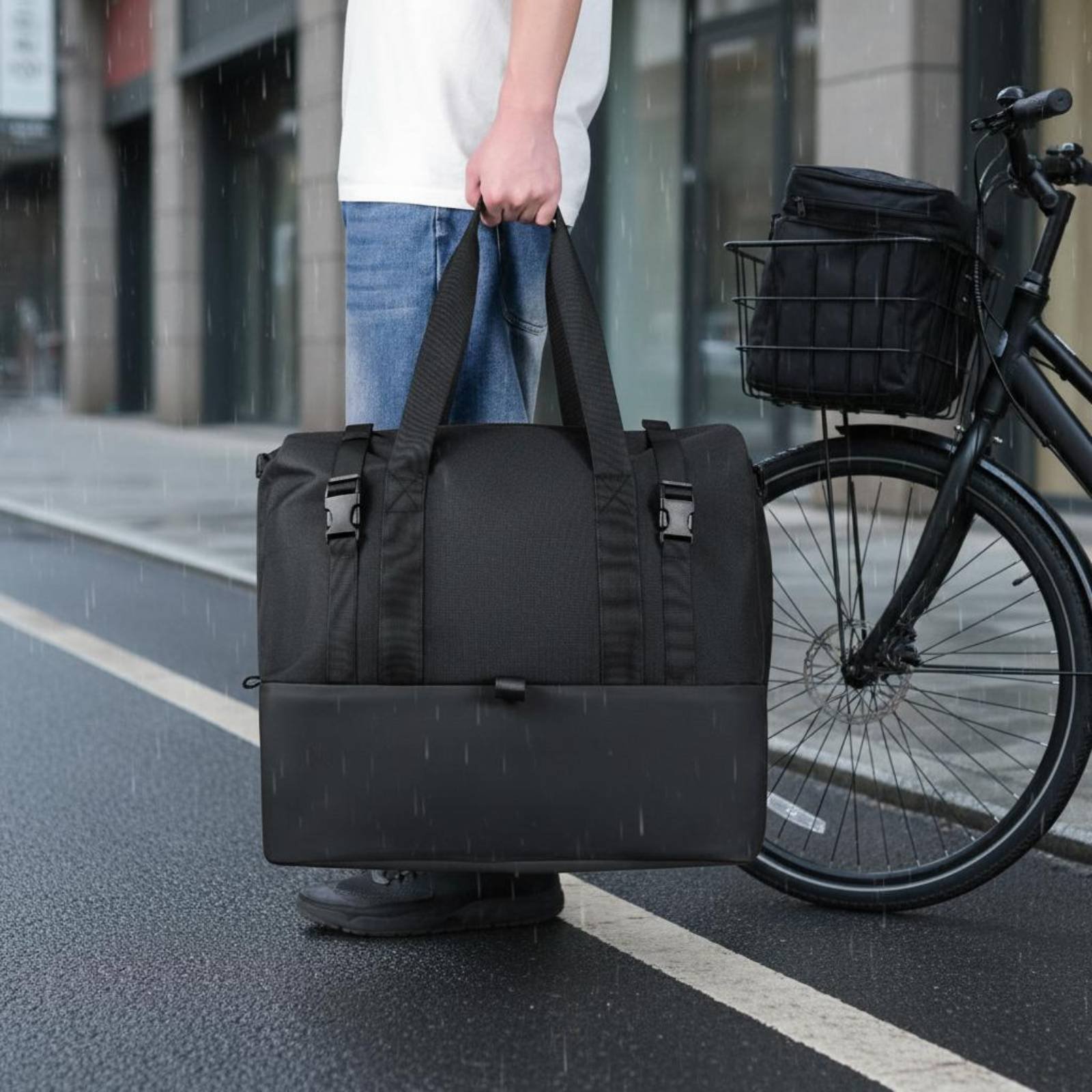 Electric Bike Basket Bag Dustp – Cycling Commute Gear recenzja i cena