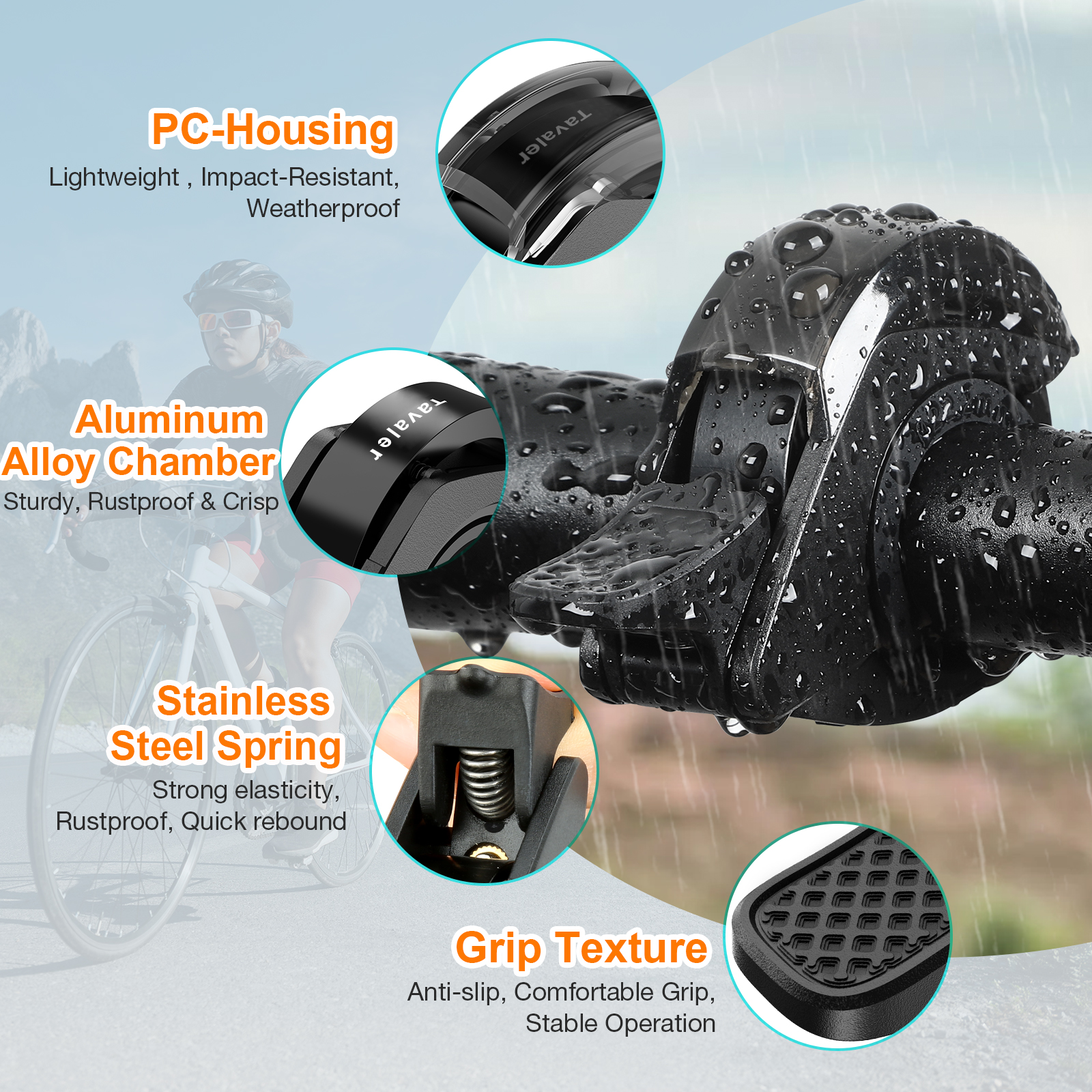 Bike Bell Ring Cycling Horn St – Bell Handlebar Ring recenzja i cena