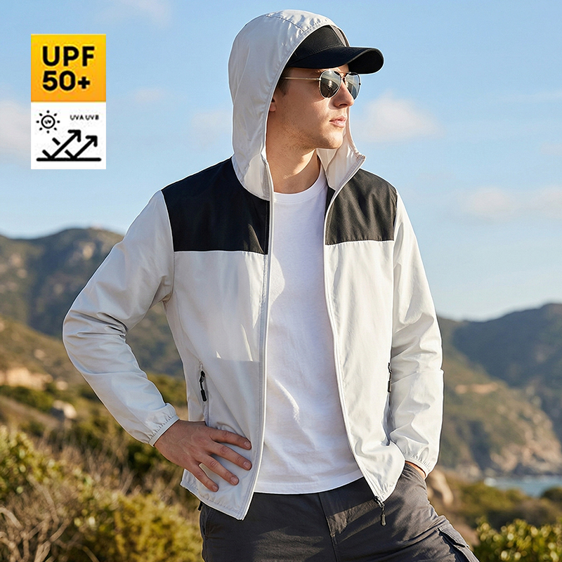 New Summer Men's Sunscreen Jac – Cycling Commute Jacket recenzja i cena