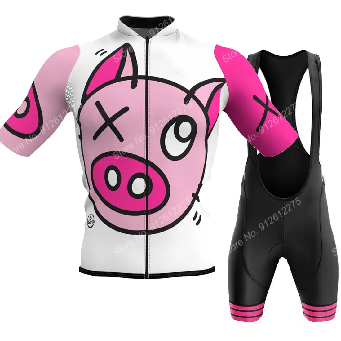 Set Cartoon Comic Pig 2023 Cyc – Cycling Commuter Clothing recenzja i cena
