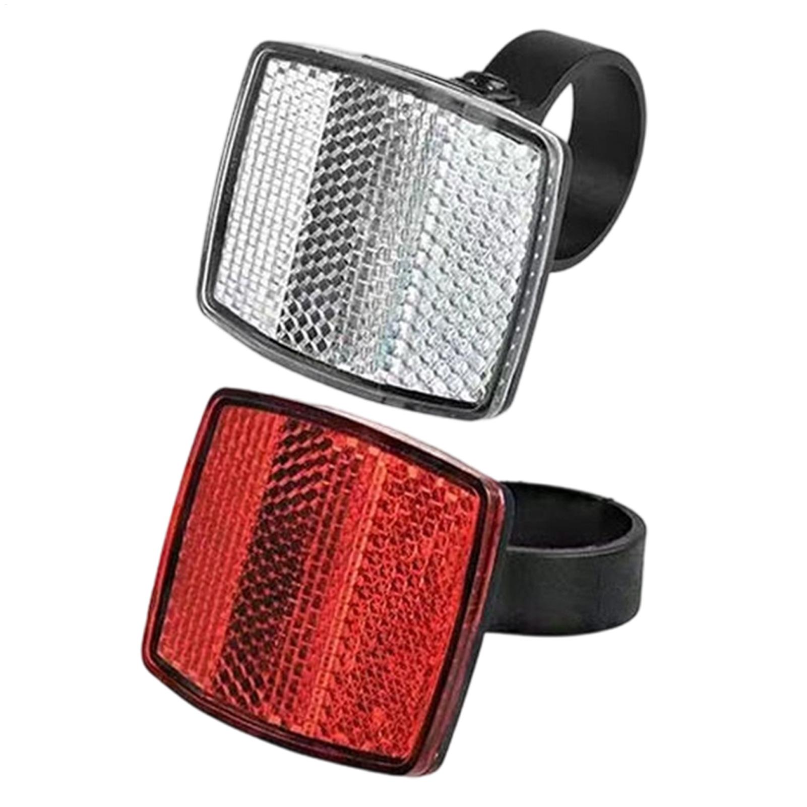 2 Pcs Bike Front Rear Reflecto – Cycling Commute Gear recenzja i cena