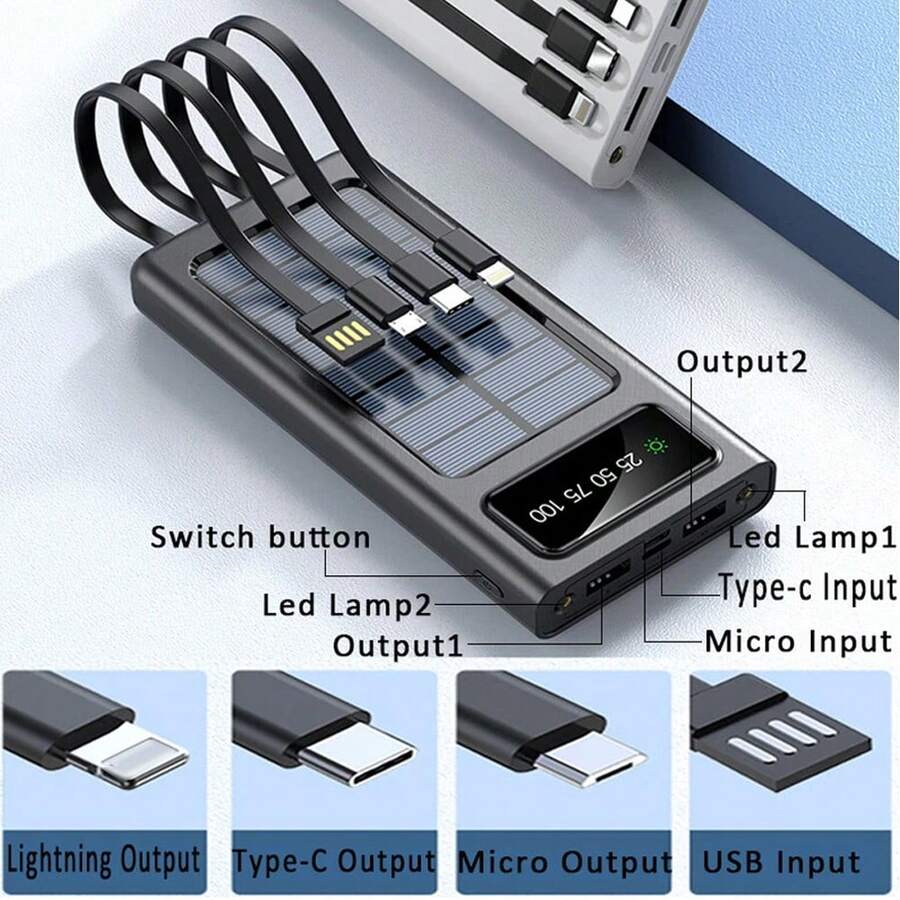 10000mAh Portable Solar Power  – Usb Charger Dynamo recenzja i cena