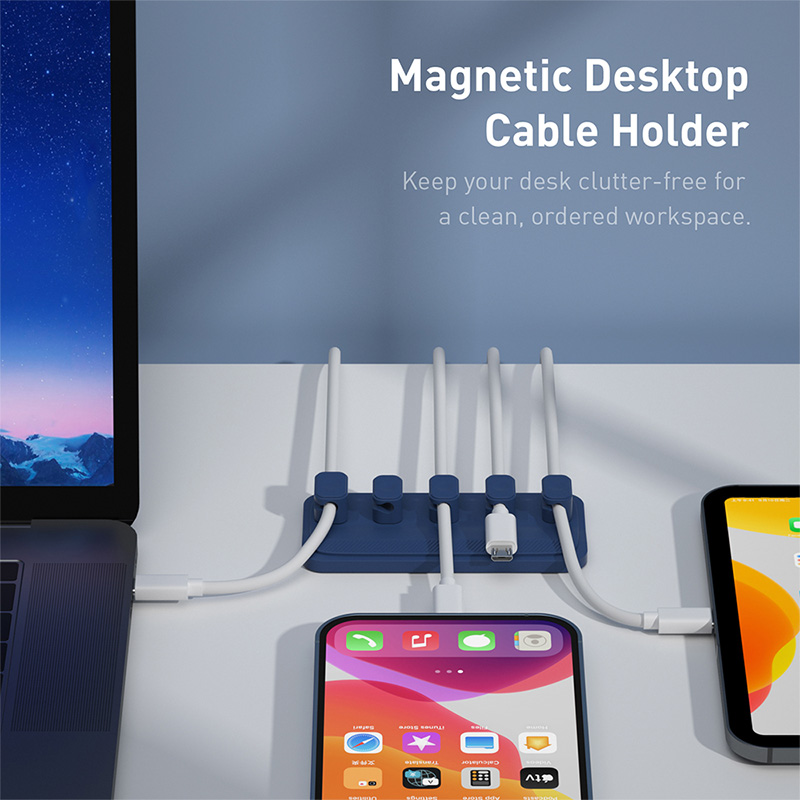 Self-adhesive Silicone Magneti – Cable Lock Flexible recenzja i cena