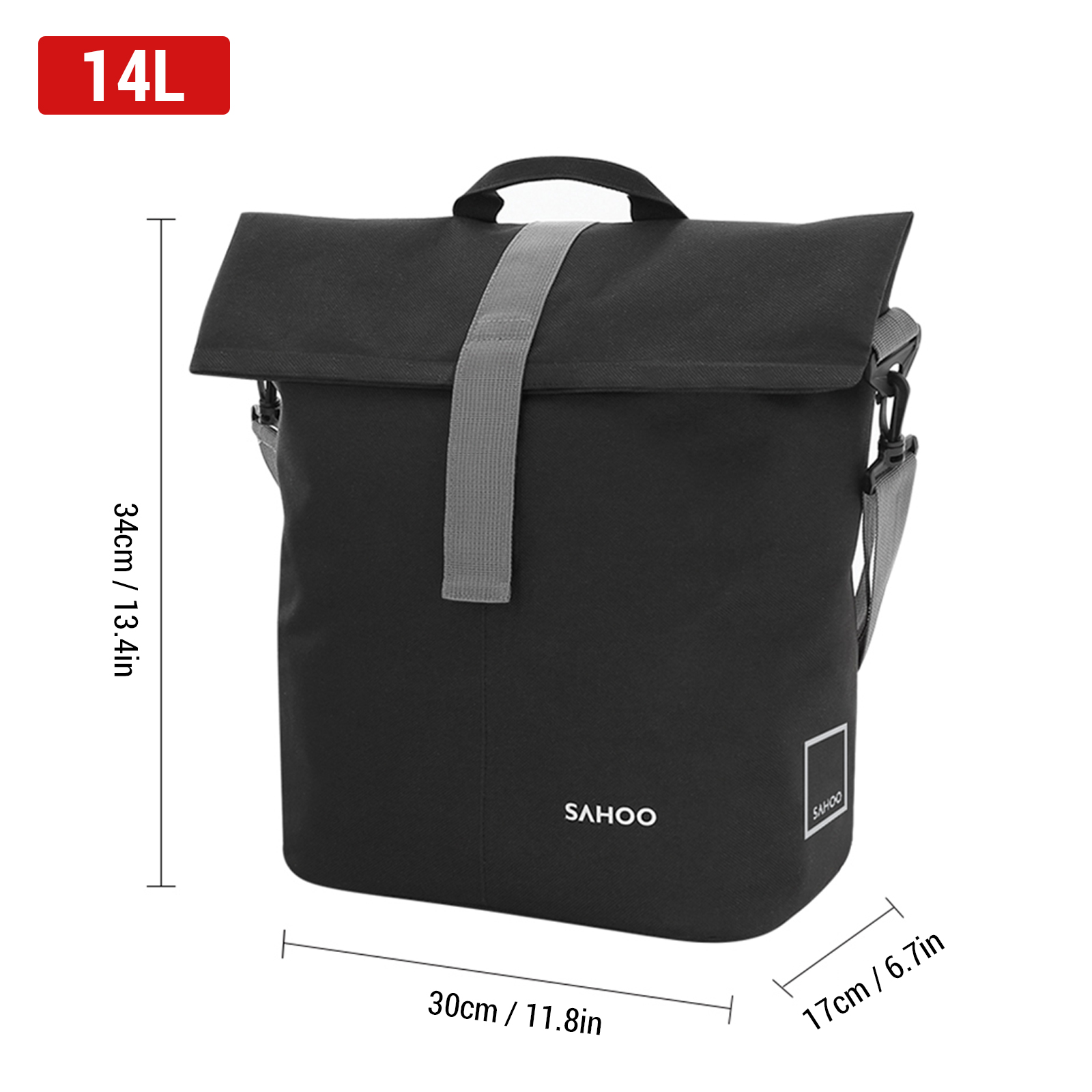 Bike Rear Seat Bag  18L/14L La – Cycling Journey recenzja i cena