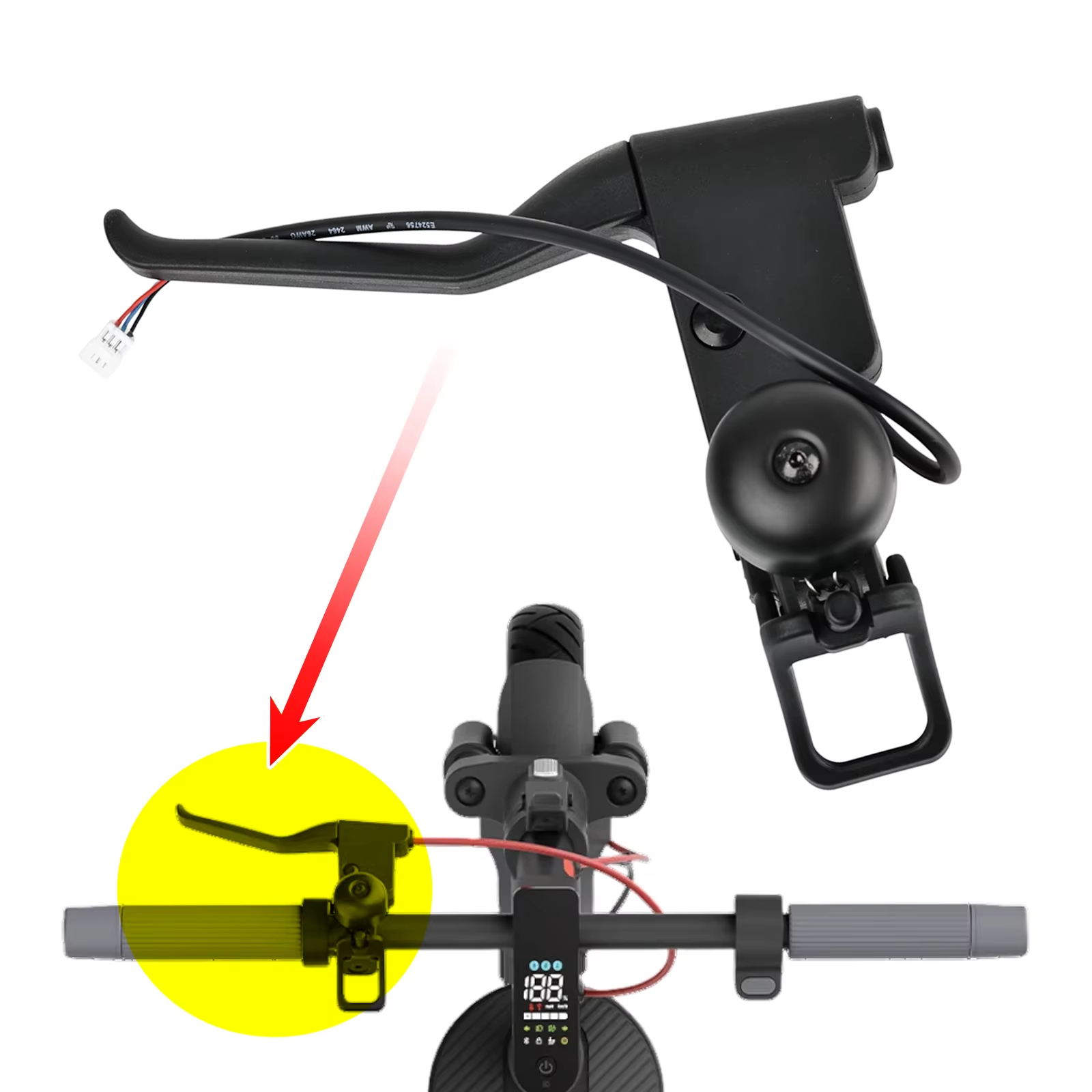 Brake Lever For Xiaomi 5 / 5 M – Bell Handlebar Ring recenzja i cena