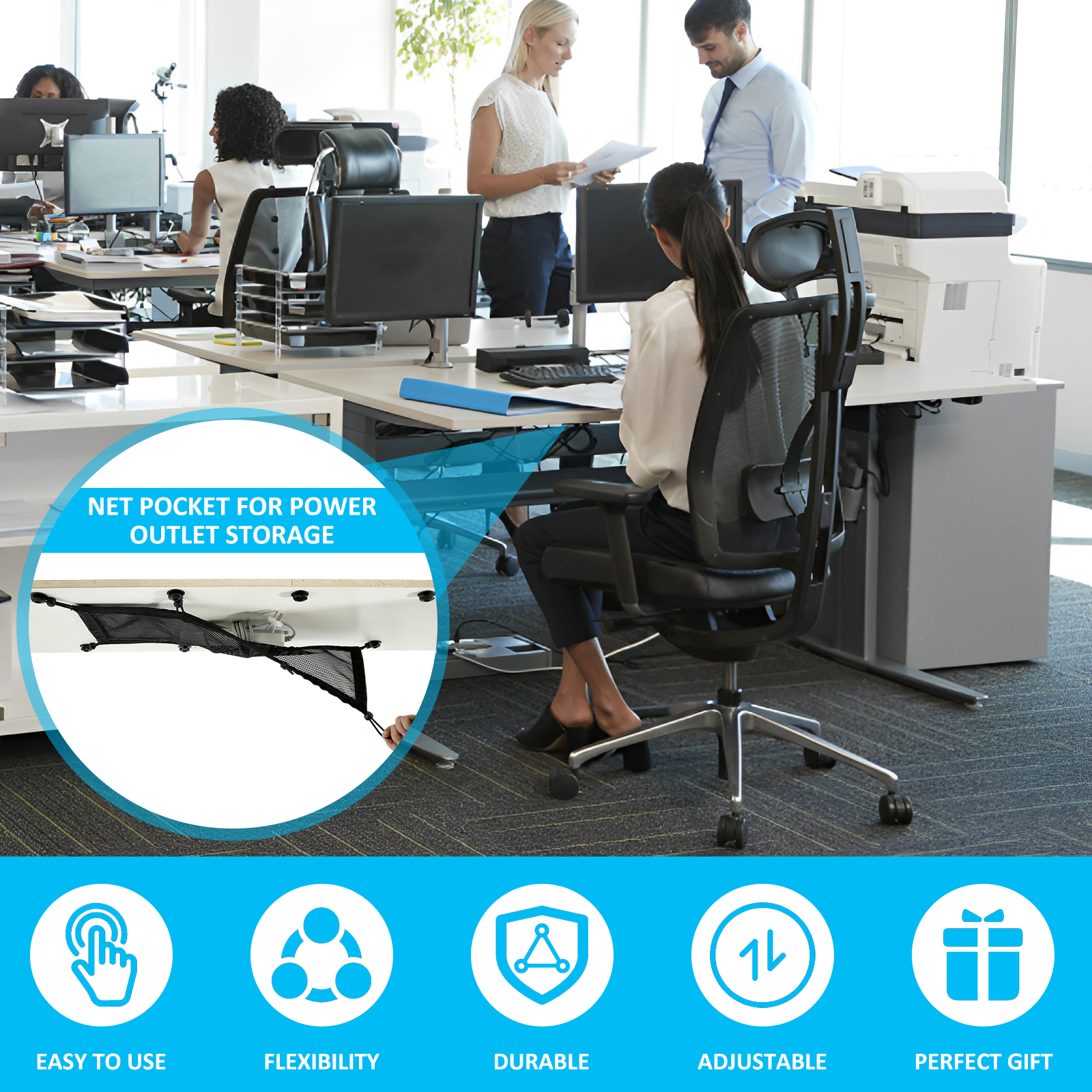 Cable Management Net Large Cap – Cable Lock Flexible recenzja i cena
