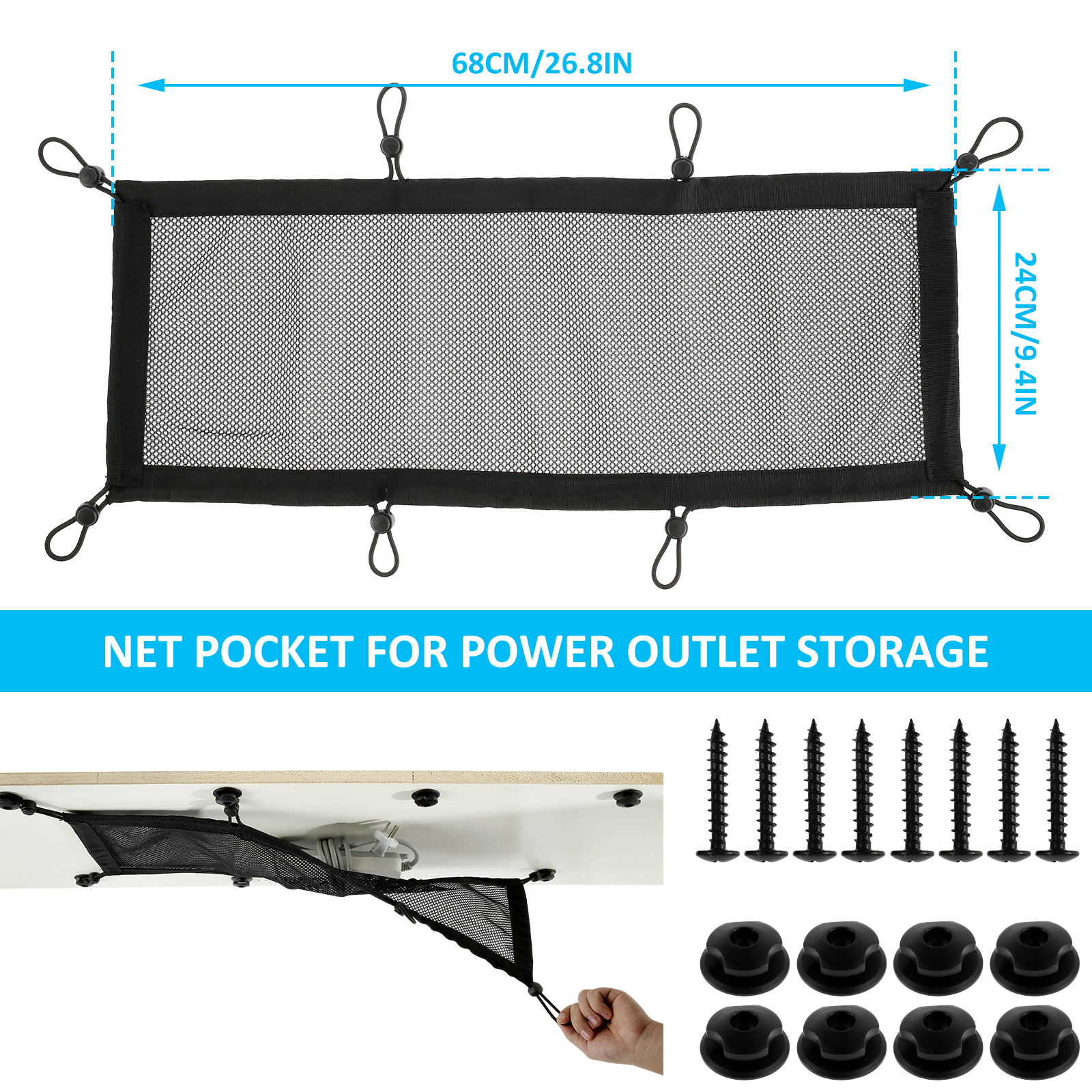 Cable Management Net Large Cap – Cable Lock Flexible recenzja i cena
