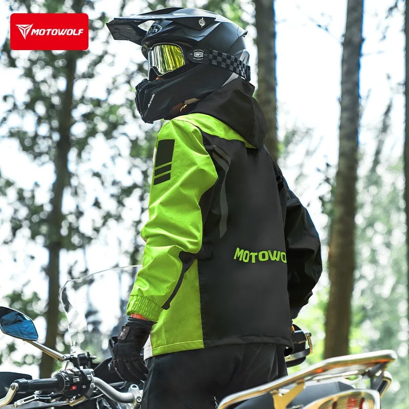Motowolf Reflective Motorcycle – Cycling Commuter Rain Jacket recenzja i cena