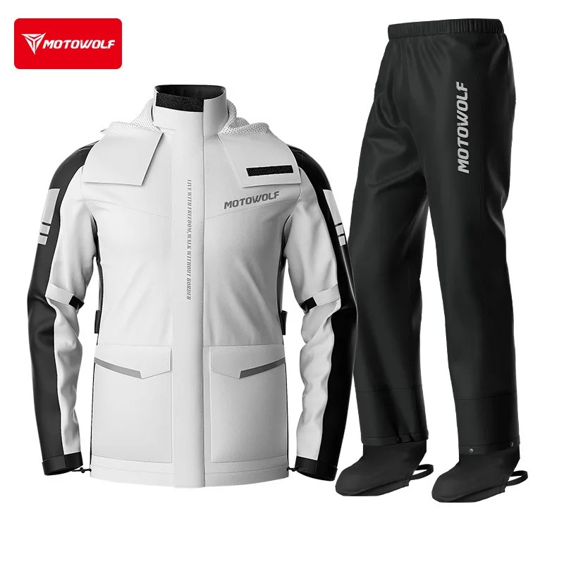 Motowolf Reflective Motorcycle – Cycling Commuter Rain Jacket recenzja i cena