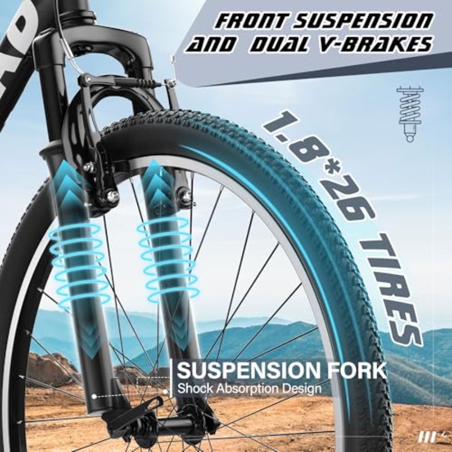 26 Mountain Bike for Urban Com – Commuting With Bike recenzja i cena