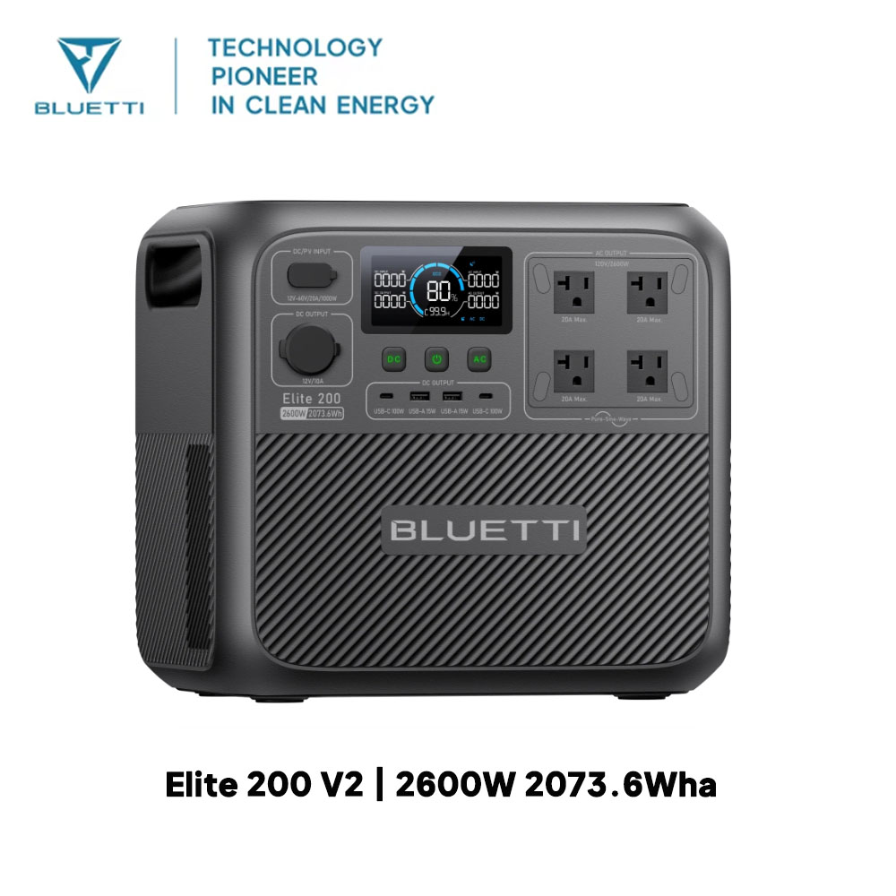 【Renew】BLUETTI Elite 200 V2 Po – Usb Charger Dynamo recenzja i cena