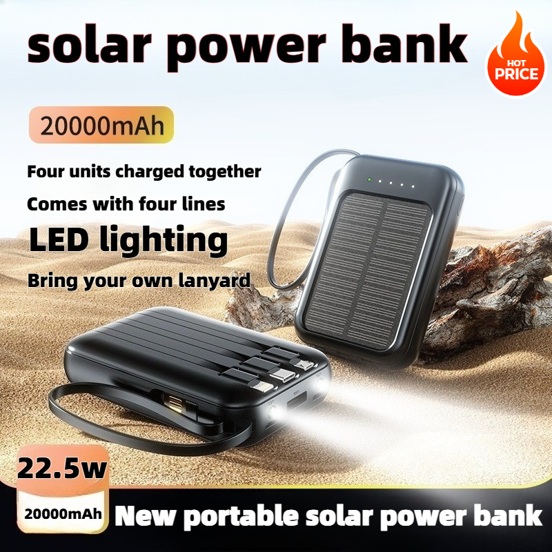 50000mAh Solar Power Bank Supe – Usb Charger Dynamo recenzja i cena