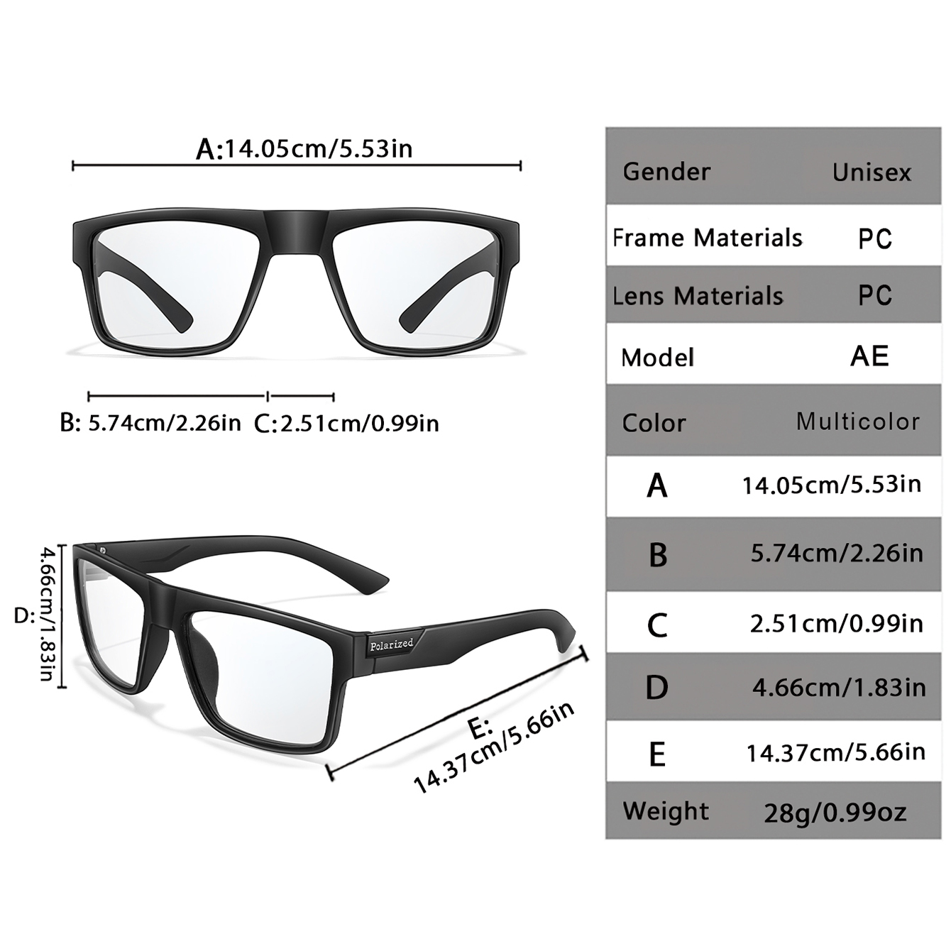 3-Pairs Classical Square Photo – Cycling Zones recenzja i cena