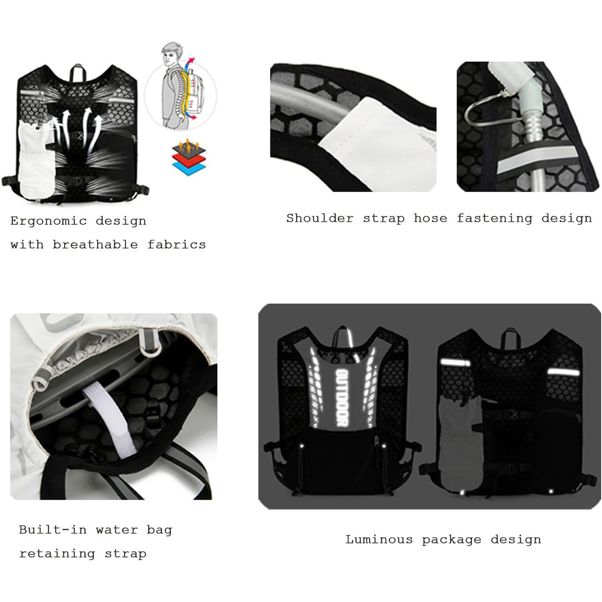 Reflective Running Hydration V – Cycling Commute Backpack recenzja i cena