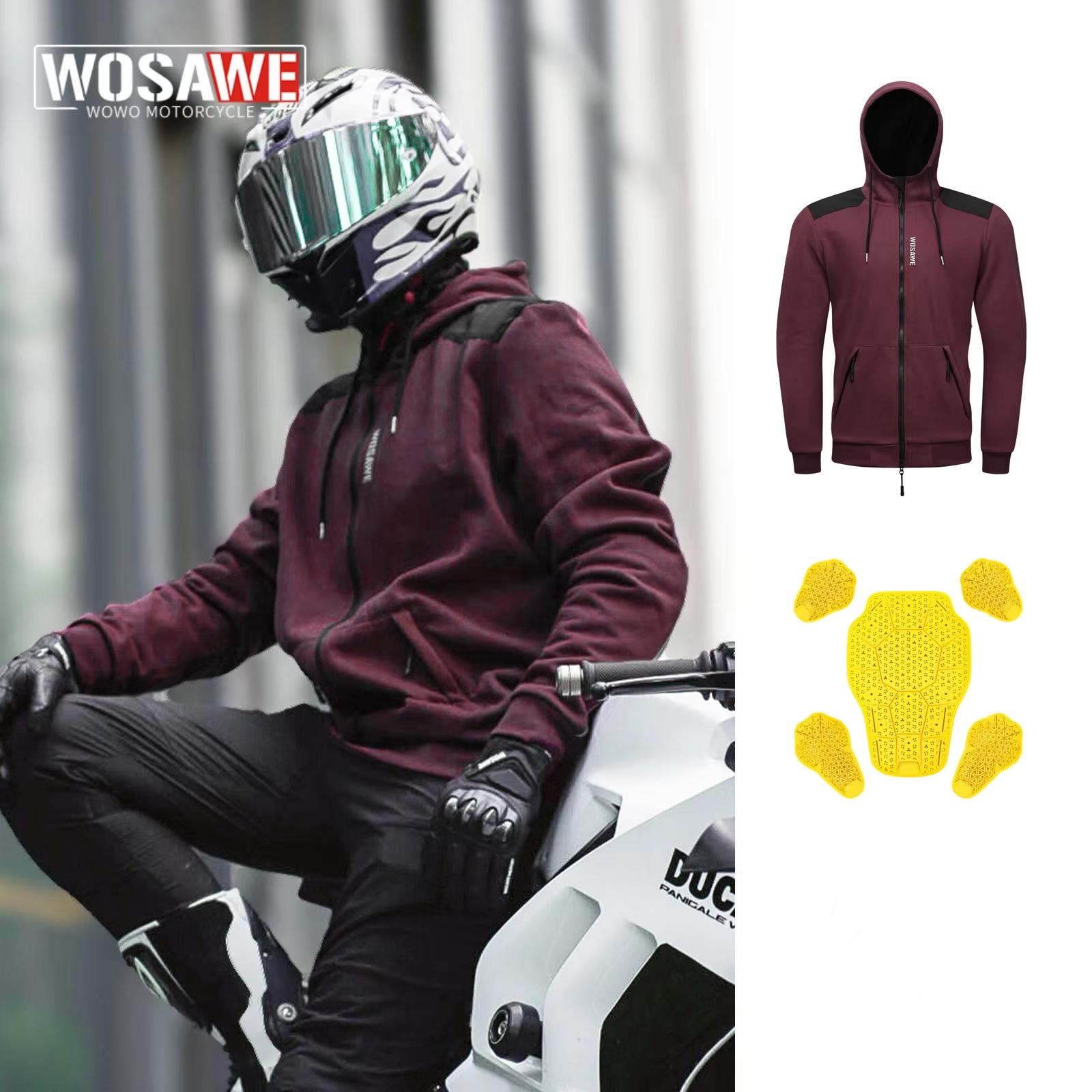 WOSAWE New Motorcycle Jacket W – Cycling Commute Jacket recenzja i cena