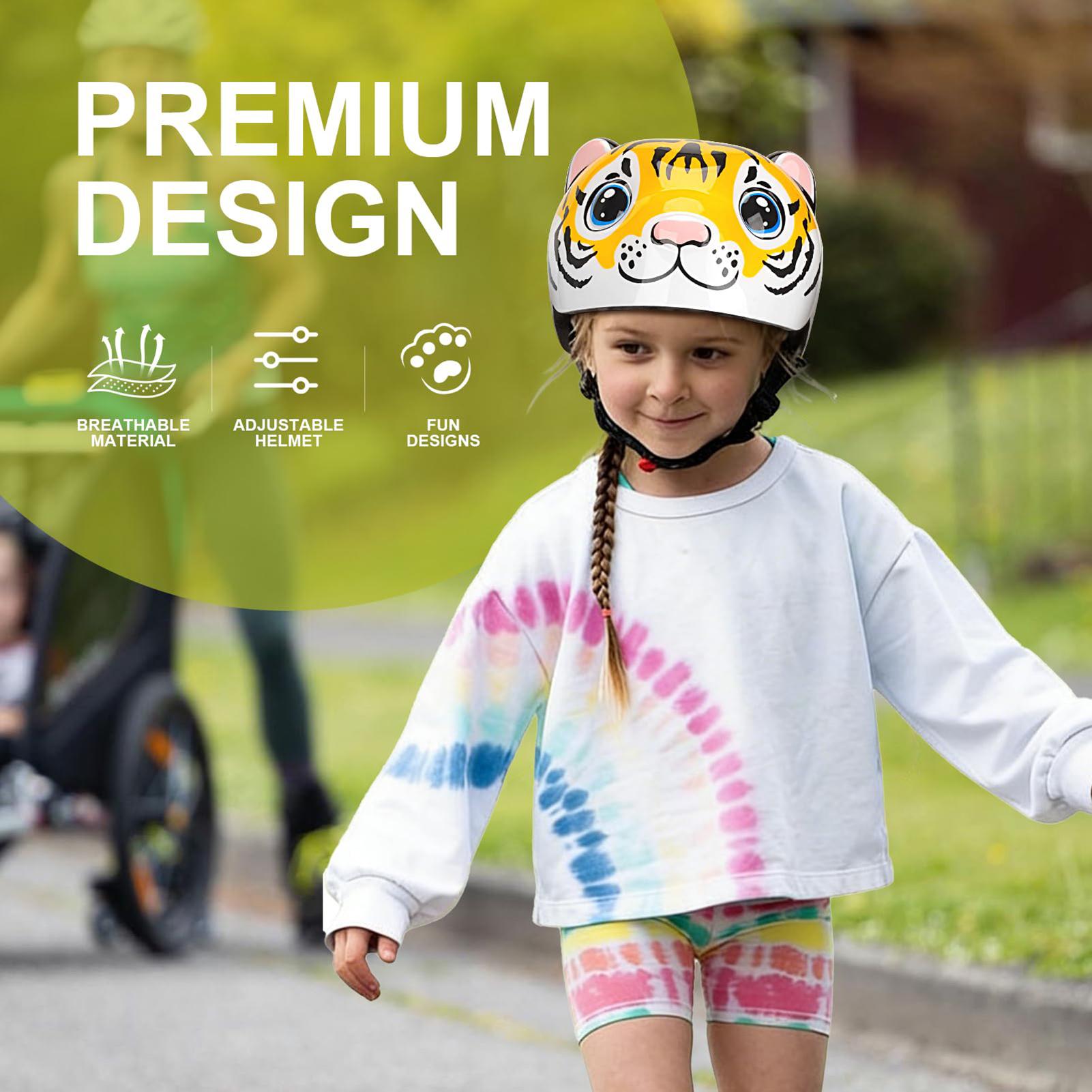 Kids Helmet Tiger Pattern Adju – Cycling Commute Gear recenzja i cena