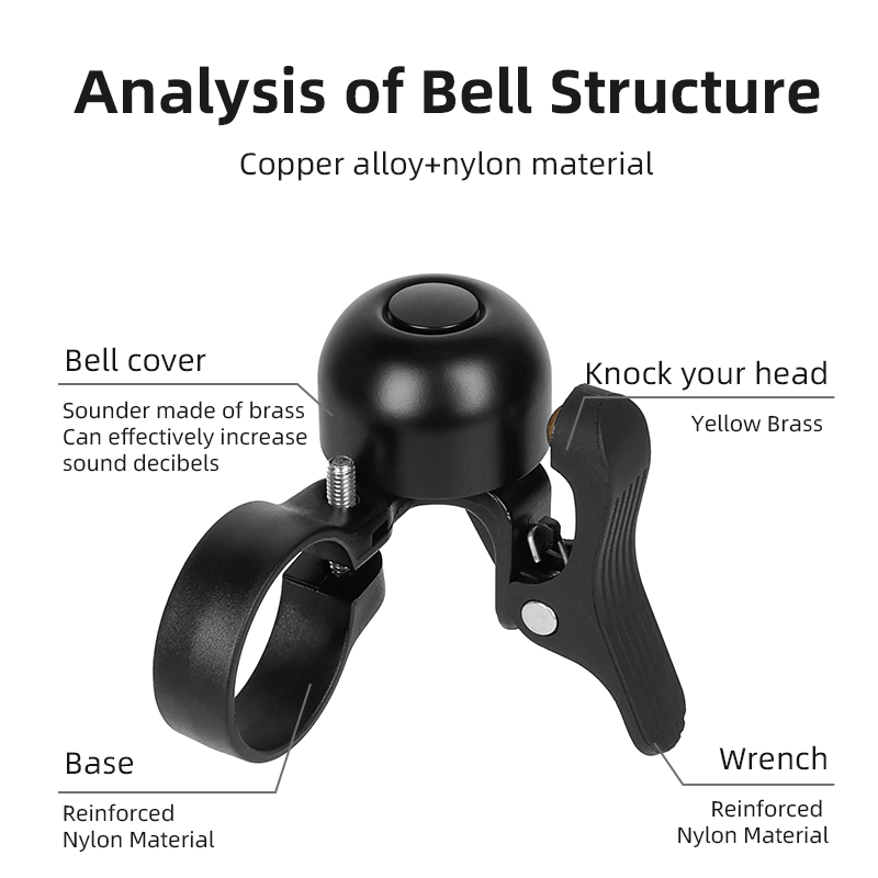 ESLNF Bicycle Bell for Road Bi – Bell Handlebar Ring recenzja i cena