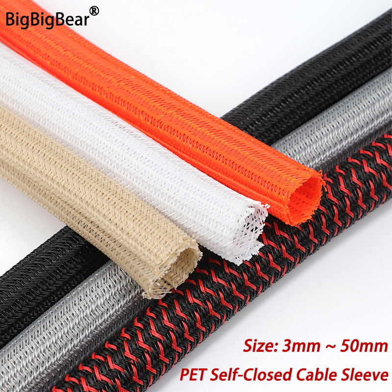 3/5/10m PET Cable Sleeve Self- – Cable Lock Flexible recenzja i cena